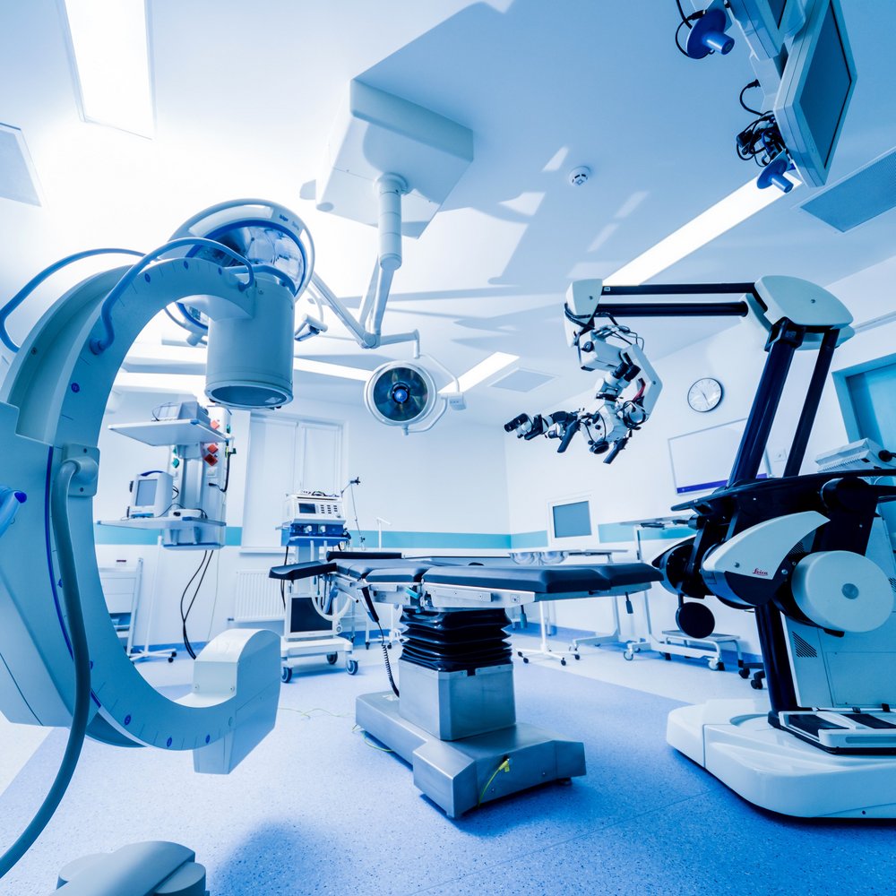 modern equipment in an operating room