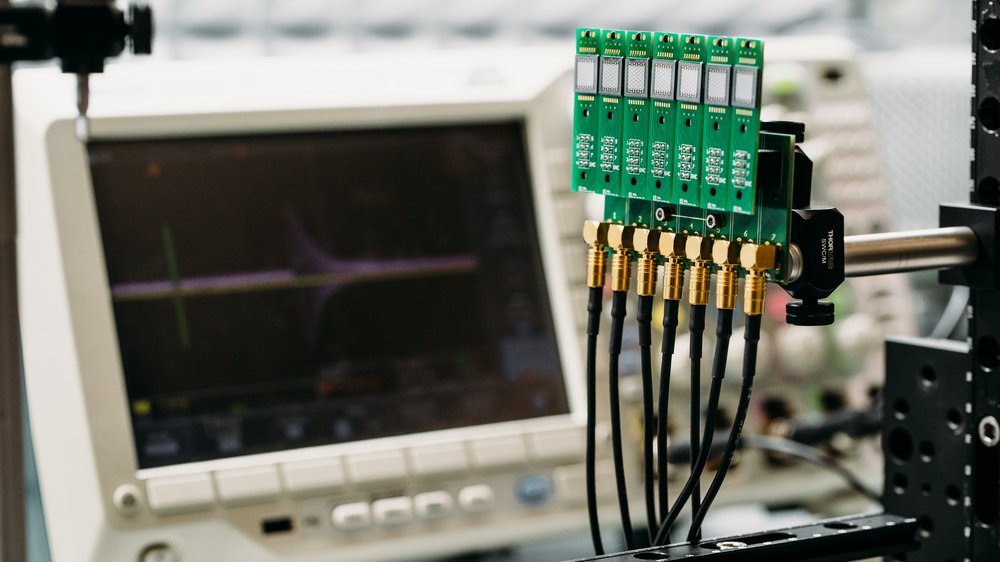 Laboraufbau im Acoustics Lab
